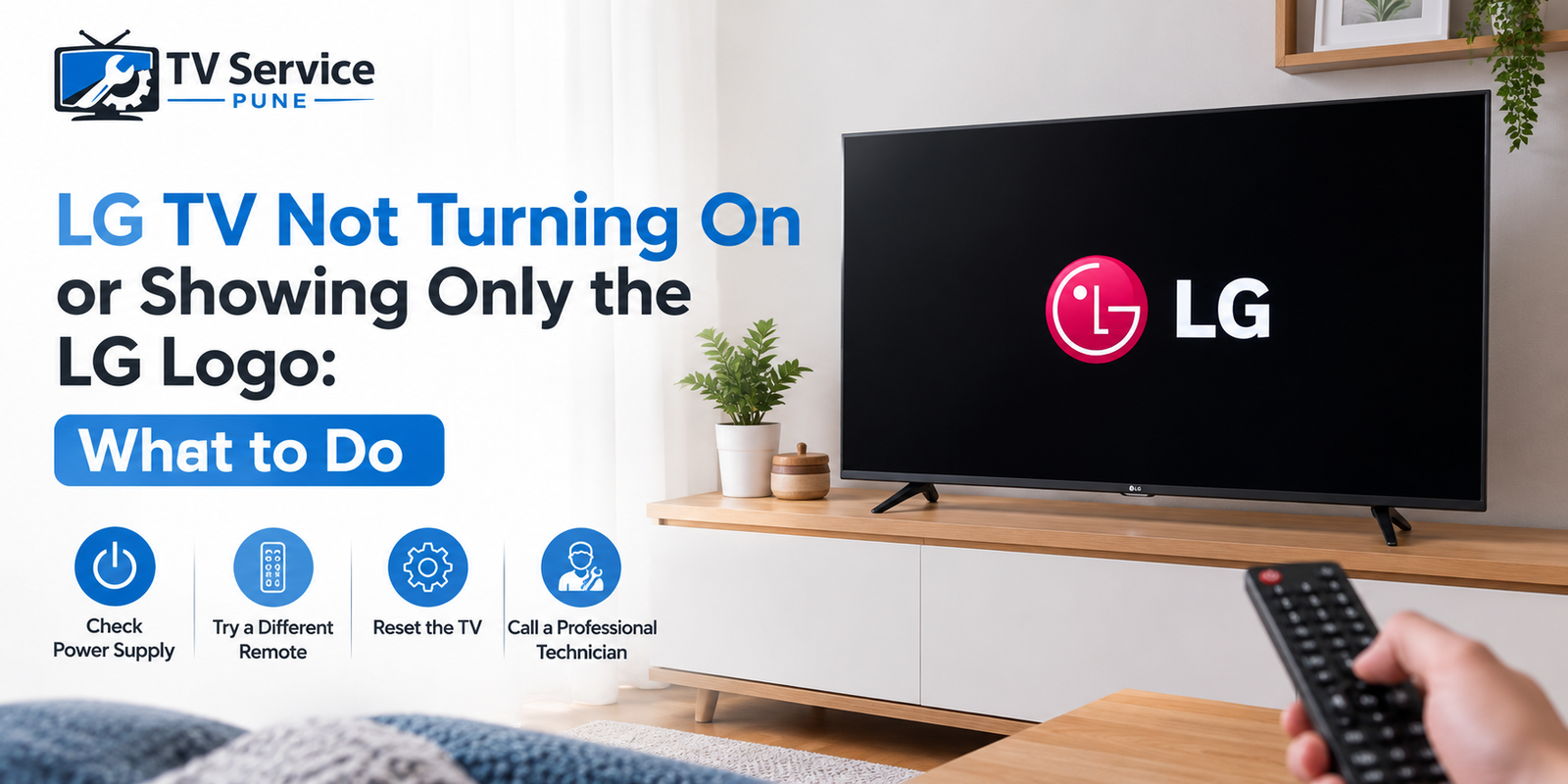 You are currently viewing LG TV Not Turning On or Showing Only the LG Logo: What to Do