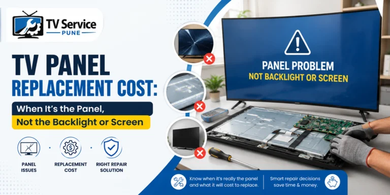 TV Panel Replacement Cost: When It’s the Panel, Not the Backlight or Screen