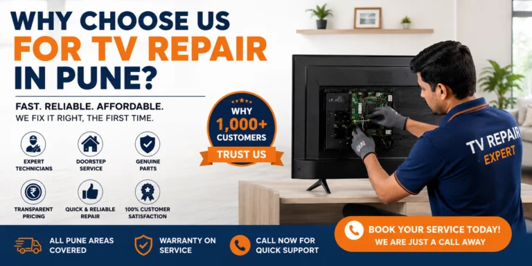 Best LED TV Repair Service in Pune: Why 1,000+ Customers Trust Us